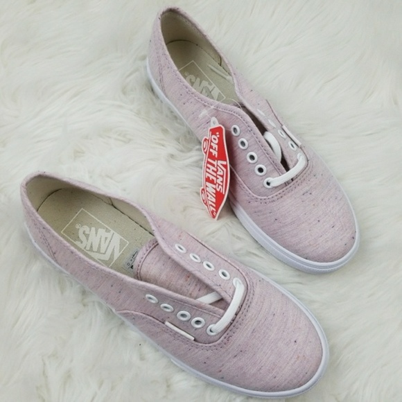 vans speckle jersey pink